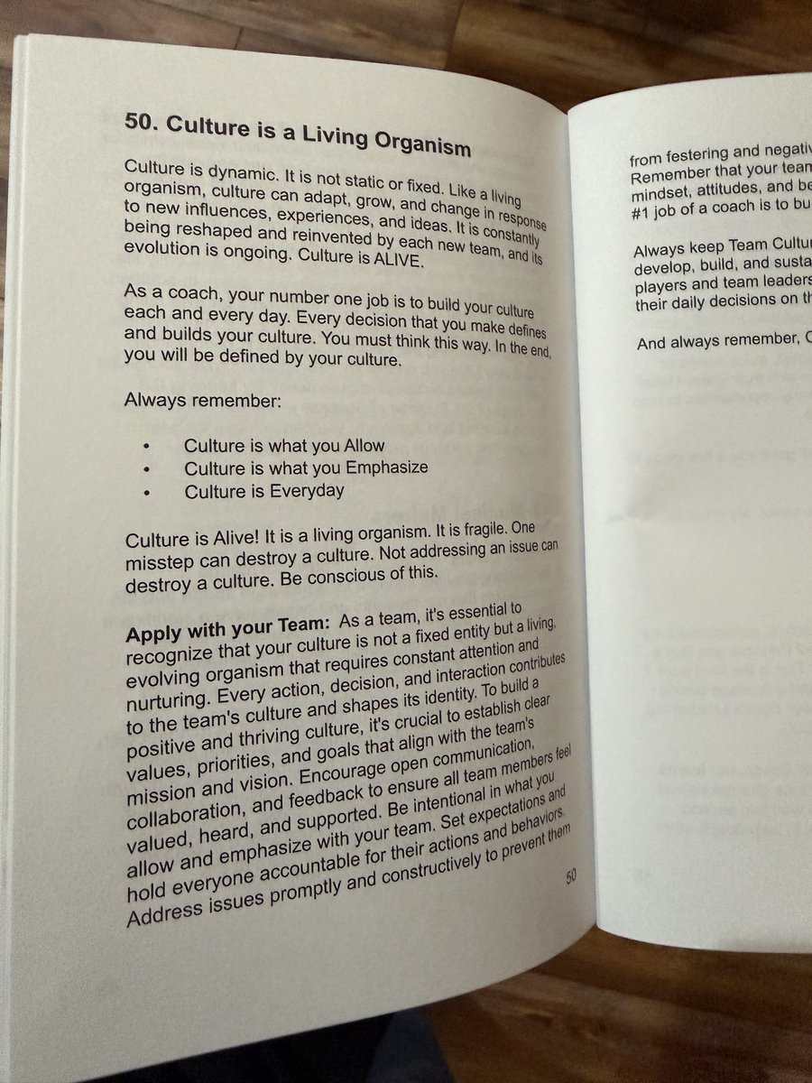 GregBerge's tweet photo. Culture isn’t something you build once.

You build it every day.

What you allow.
What you emphasize.
What you celebrate.
What you correct.

It all matters.

Culture is ALIVE.

Culture WINS 2 on Amazon:
https://t.co/8pKCBJ1gg2 https://t.co/xGlIj2CBXJ