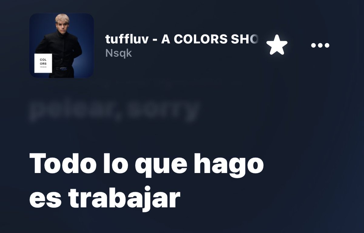 FanDelNsqk's tweet photo. NO ME IDENTIFICO CON LA NUEVA CANCIÓN DE NSQK!

En la nueva canción “tuffluv” está la frase “Todo lo que hago es trabajar” lo cual yo considero que es una falta de respeto a todas las personas las cuales nunca hemos agarrado la pala.

Espero que esto cambie en la versión final. https://t.co/qkSAa2P69S