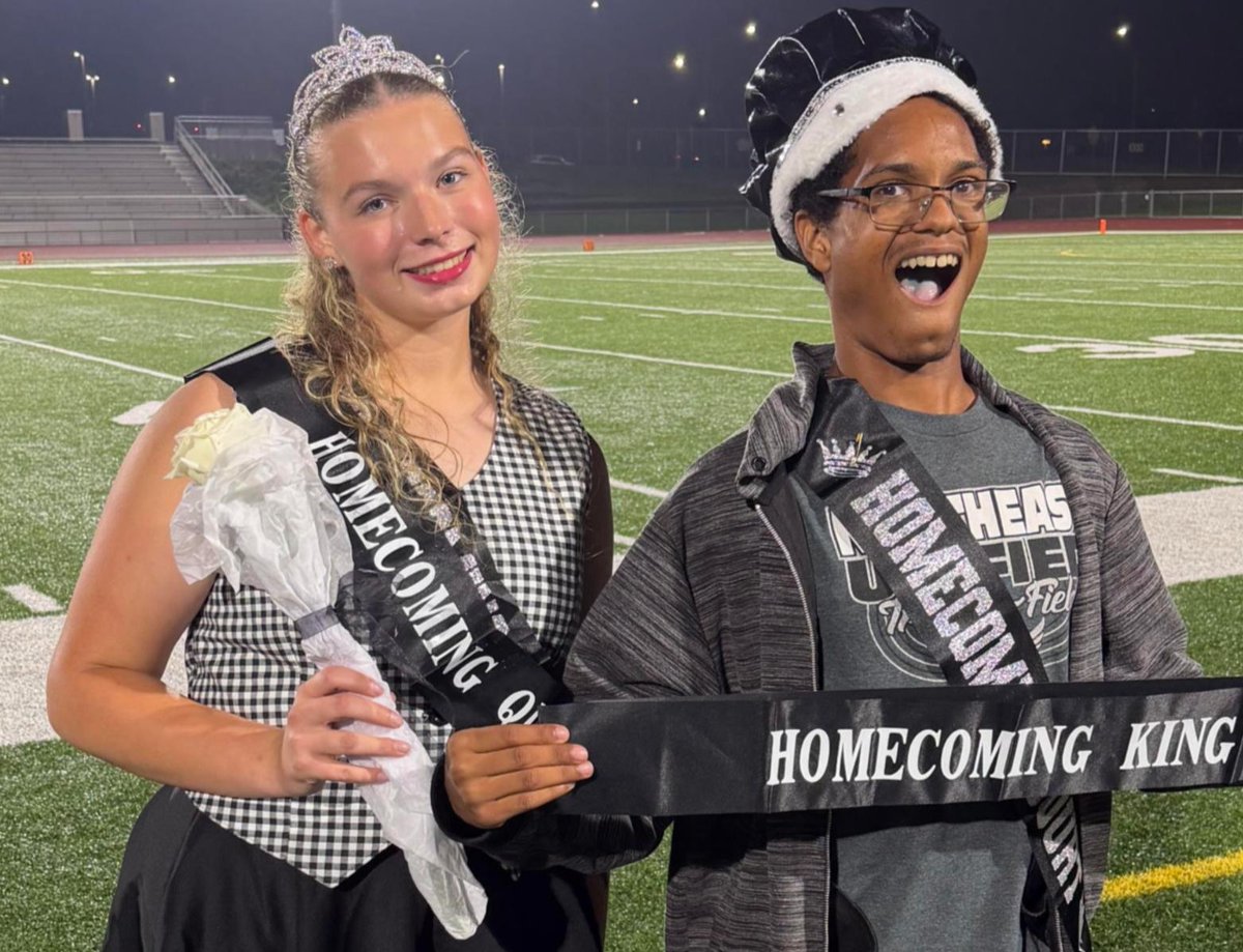 RocketAthletics's tweet photo. Homecoming King: Reggie Brown and Homecoming Queen: Ava Engel! So excited! Rockets 2026!! https://t.co/mP8bZtyk1S