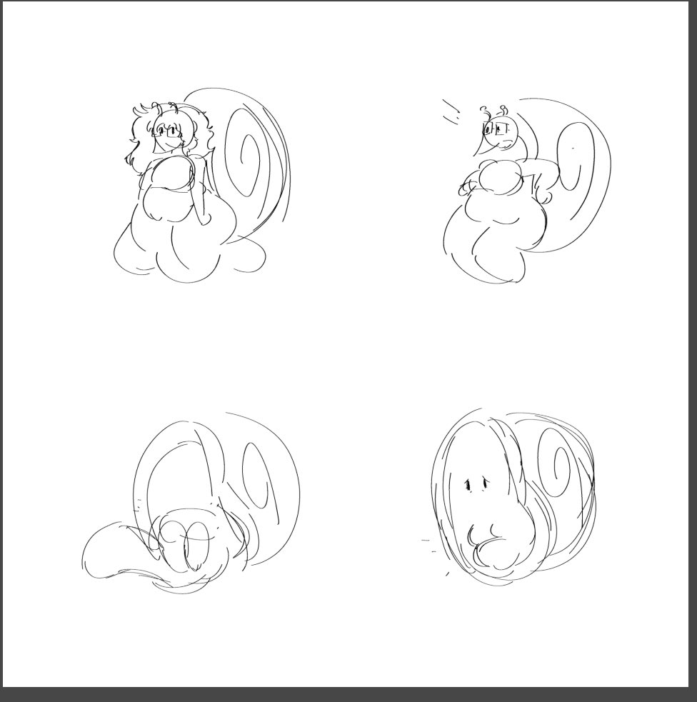 BrandinoBoom's tweet photo. Makin some snail ocs https://t.co/WrbERqNaDY