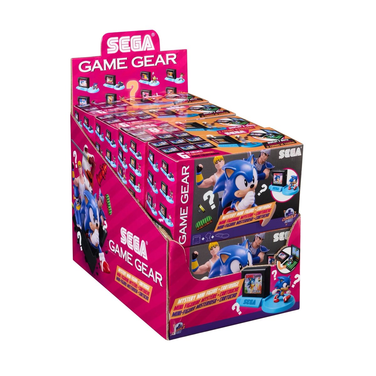 TailsChannel's tweet photo. ICYMI: Here’s a look at some new SEGA Game Gear-themed Console Heroes 2-inch figures, featuring figures themed after the Game Gear version of Sonic 1, Sonic Drift 2, and Sonic Triple Trouble - among other SEGA titles. 
(1/2)

#SonicNews https://t.co/jC97h1U4ib