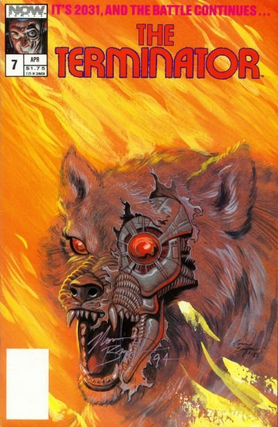 2bdpod's tweet photo. The Terminator #7
"Big Bad Wolf: A Dog Bites Man Story"
A canine Terminator proves to be no ones best friend.
#comicbookaday #theterminator #robots #nowcomics #comics #AI #NormBreyfogle https://t.co/3TYYwk3aNo