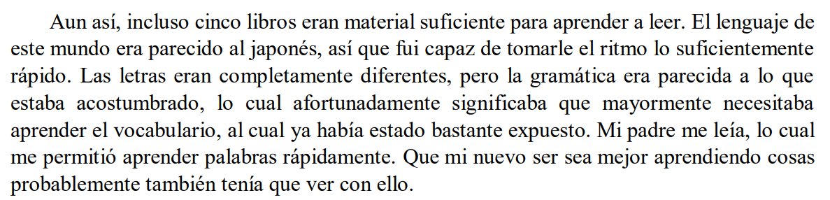 Youds78953285's tweet photo. @feleh6579 @Jorcoru_ no, pero para el contexto del autor. Leer no es algo tan facil, como para nosotros puede ser. En varias oportunidades en la novela menciona q Ghislaine si ha estado practicando su lectura, a diferencia de Eris q no.
Y el sistema de escritura es parecido al japones https://t.co/K3oSNRP41N