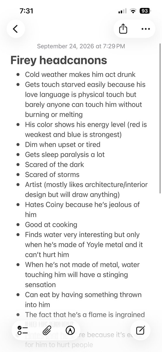 starrymelodyalt's tweet photo. Firey headcanons https://t.co/uBdG8X1SPv