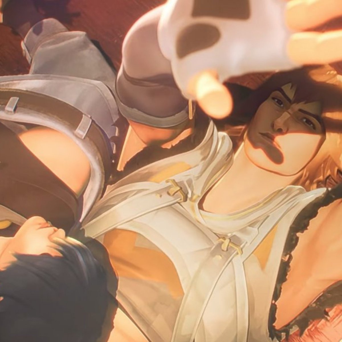 settphelarchive's tweet photo. HEARTSTEEL LML Settphel ends its run with:

» Aphelios/Alune/Sett interaction
» Important plot together on MV
» In-game recall due to the plot
» Intimate scenes
» Sharing clothes now canon
» Ship fuel playlists
» Sett wanting to bench 3 Phels

🧡🩵 https://t.co/eRXwCBAv8D