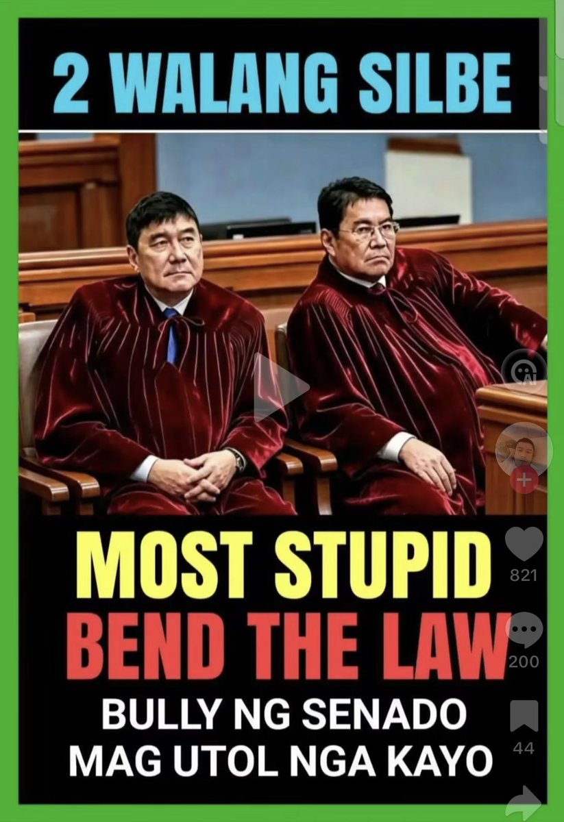 mdlc_11325's tweet photo. Ang magkapatid na #Tulpokpok na mga magnanakaw ang bumaboy at ginawang bobo ang mga Abogado 🤣
Biruin mo naging bobo ang Abogado ng mga #DuterteDiehardHaters sa dalawang manyakis na to. Isang taon na lang si @bongbongmarcos at itatapon ka namin sa Spratly kasama ang mga Tulfo. https://t.co/0OjeK9RJA1