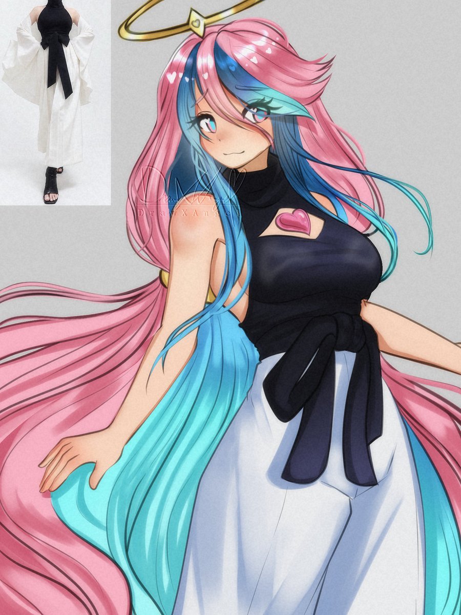 DrawXAngel's tweet photo. Low effort but pretty outfit :>
🖤🤍 https://t.co/veI3SPELZ5