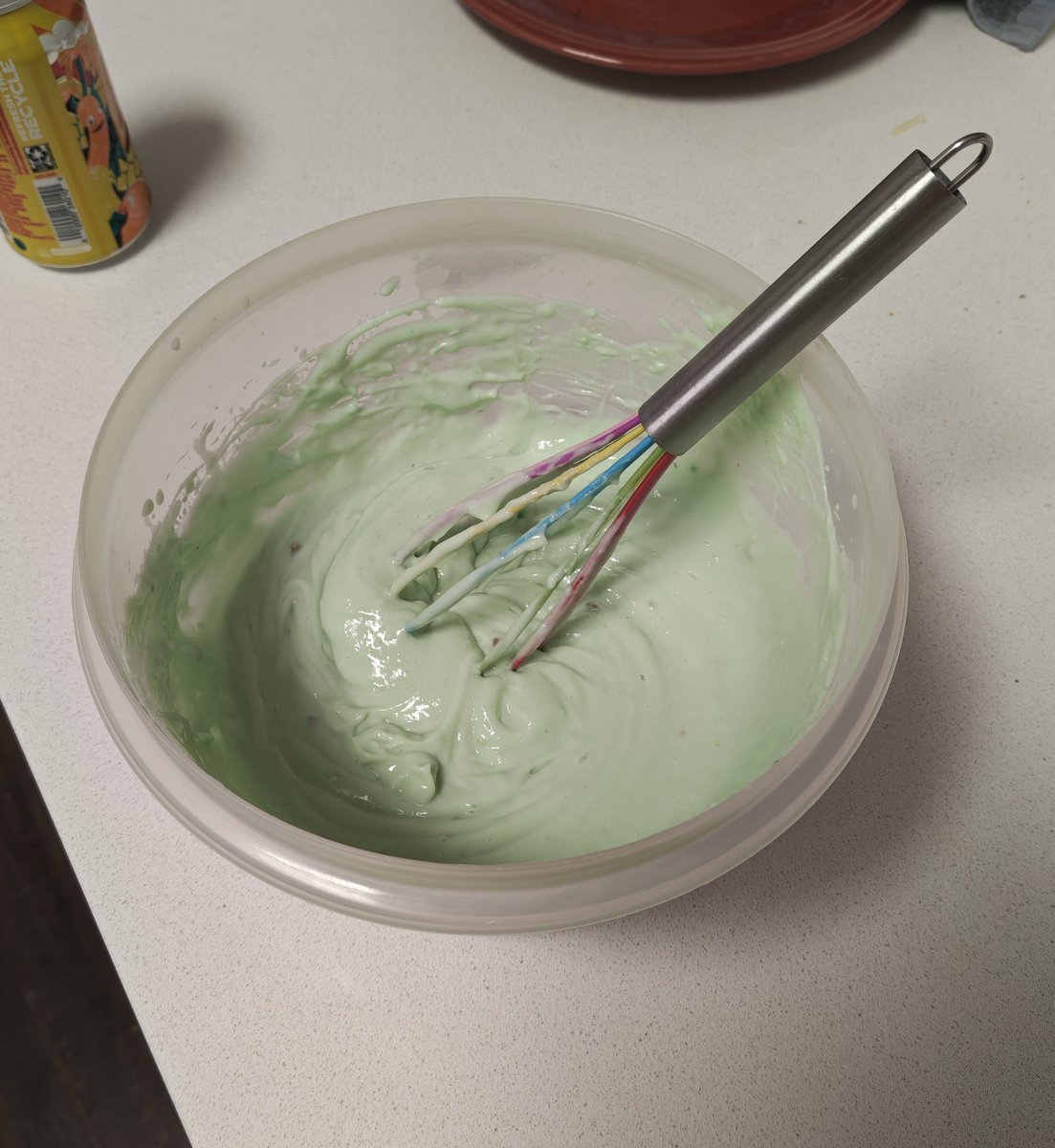 lithiated_lil2's tweet photo. Do NOT let her in the kitchen! She claims she can cook but all she can make is green toddler goop https://t.co/ESs0sUEETt