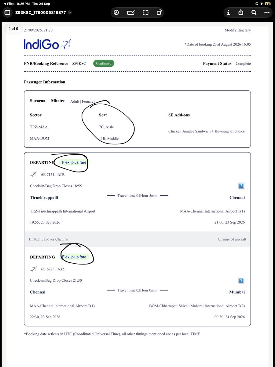 whydoyoucare__7's tweet photo. @ashish9nanda @IndiGo6E Brother I also paid for 2 specific seats and their guy named Manish said I didn’t. They don’t have correct data’s. My father didn’t come so lost one ticket too. https://t.co/DTomOTOiUi