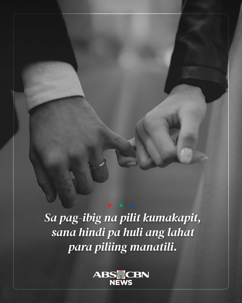 ABSCBNNews's tweet photo. Ikaw pa rin ang pipillin sa huli. https://t.co/8A6D4j5r4G