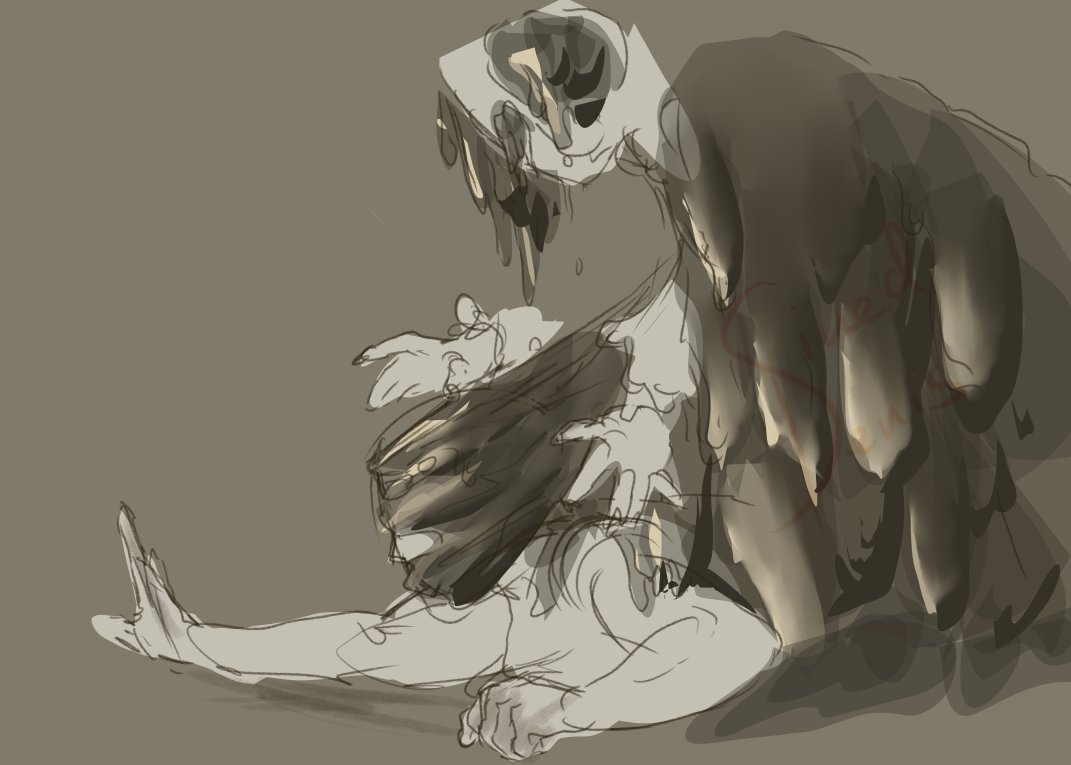 SinedPosts's tweet photo. Follie was a bit of toughy ngl. ig i could've also gone with making her ink blood or something. https://t.co/CIL8ri51uE