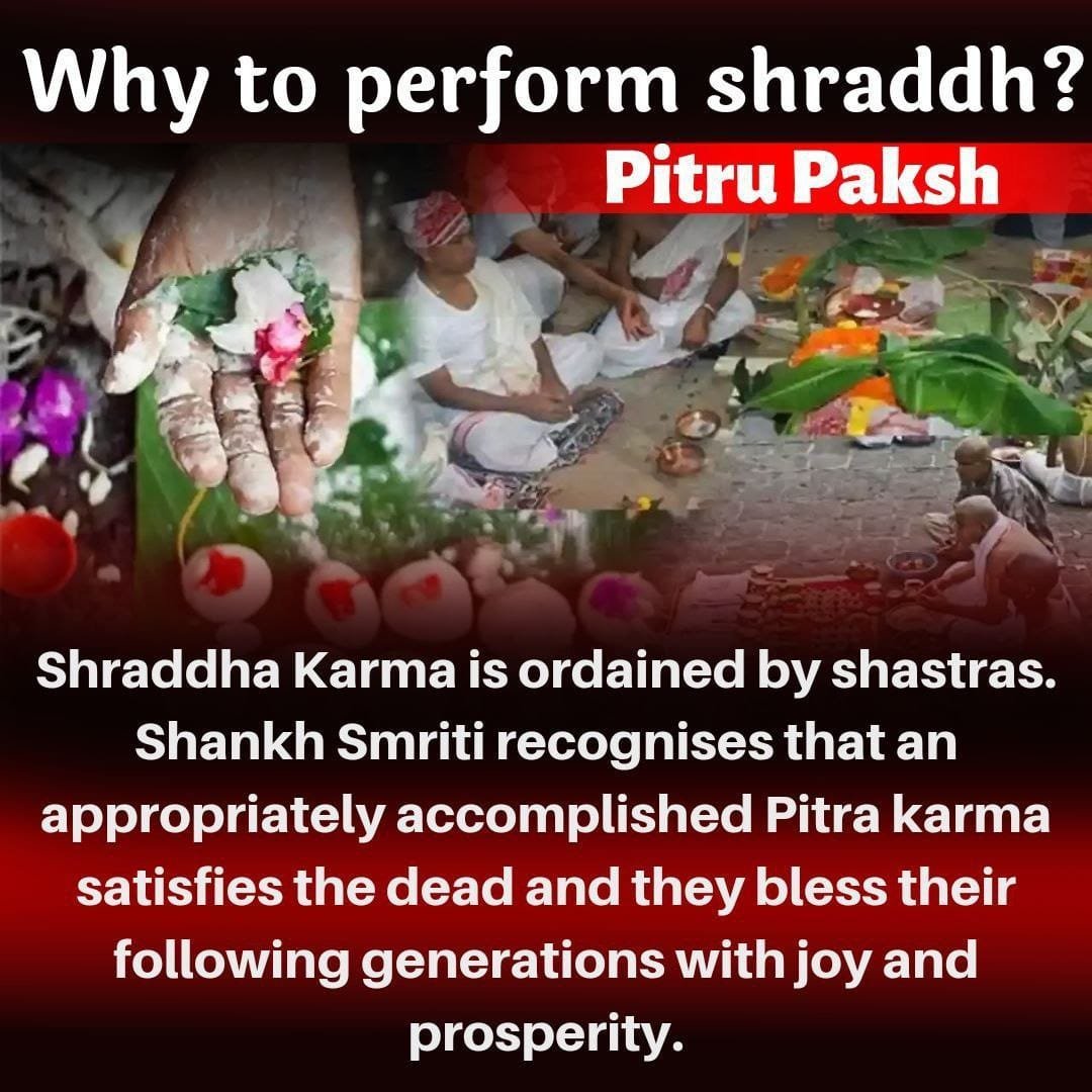 AmdAshram's tweet photo. #PitruPaksha begins on 26/09/2026. Sant Shri Asharamji Bapu has explained Shraddh Mahima &amp; its benefits in His discourses helping millions seek blessings from their own ancestors. As per Garud Puran, performing Shraddh &amp; Tarpan is must for everyone to honor departed ancestors. https://t.co/eVn103sSc0