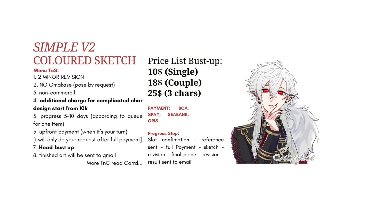 Phacaa's tweet photo. Open commission!
[♡/↻ are appreciated]
! Bumping this up 

— INT 
EN 🛒: https://t.co/SYuZPidCaw 

Detail slots on thread
`Dm me if interested! (please tag me if i don't responce within 24 hours)

#opencommission #ArtistonX #artcommission #VgenComm https://t.co/NhEI92nxPT