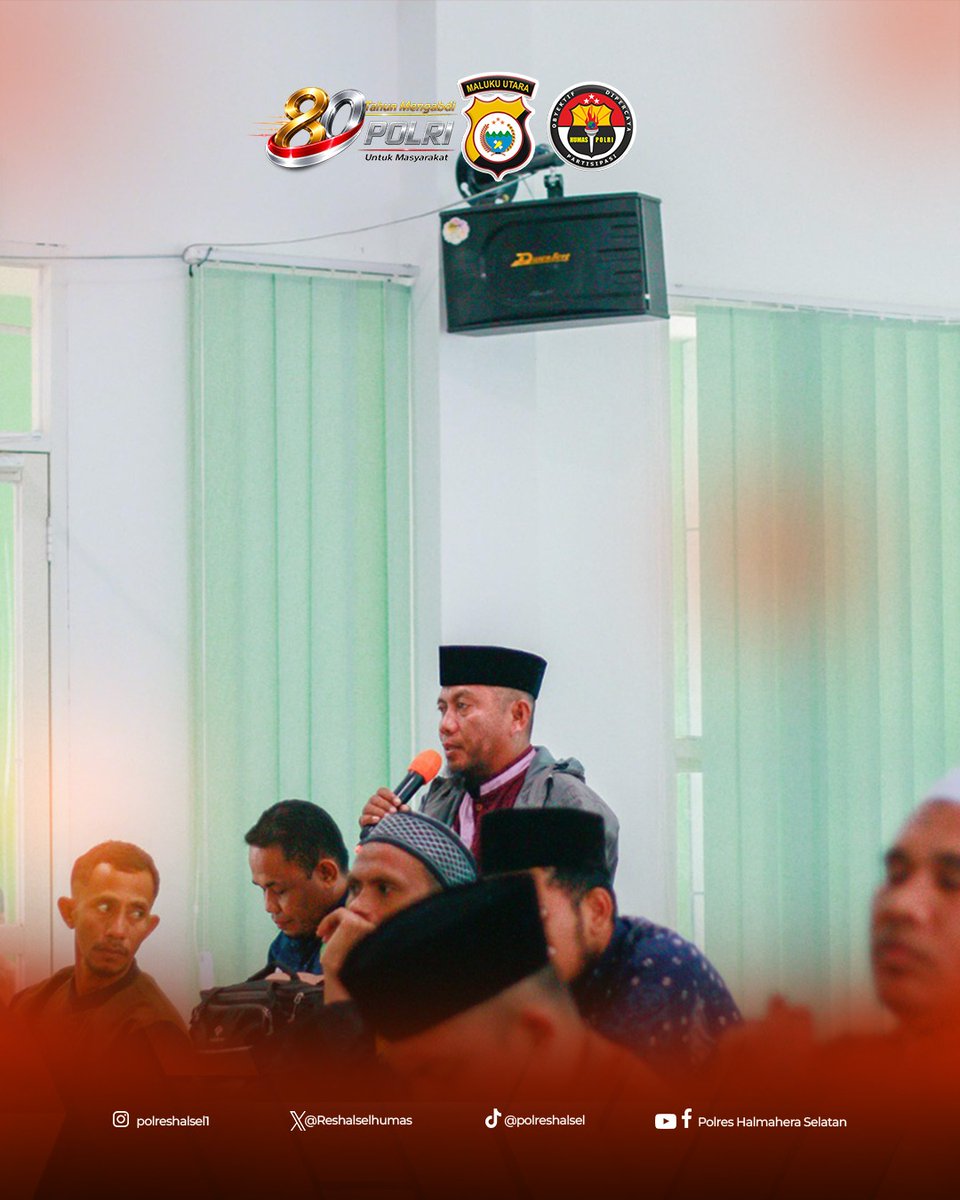 Reshalselhumas's tweet photo. Dalam kegiatan tersebut, Banit IV (PPA) Satreskrim Polres Halsel Brigpol Aswin Kalam, S.H. hadir sebagai pemateri untuk memberikan edukasi terkait aspek hukum KDRT serta kekerasan seksual terhadap perempuan dan anak. https://t.co/ockK0fsG9u