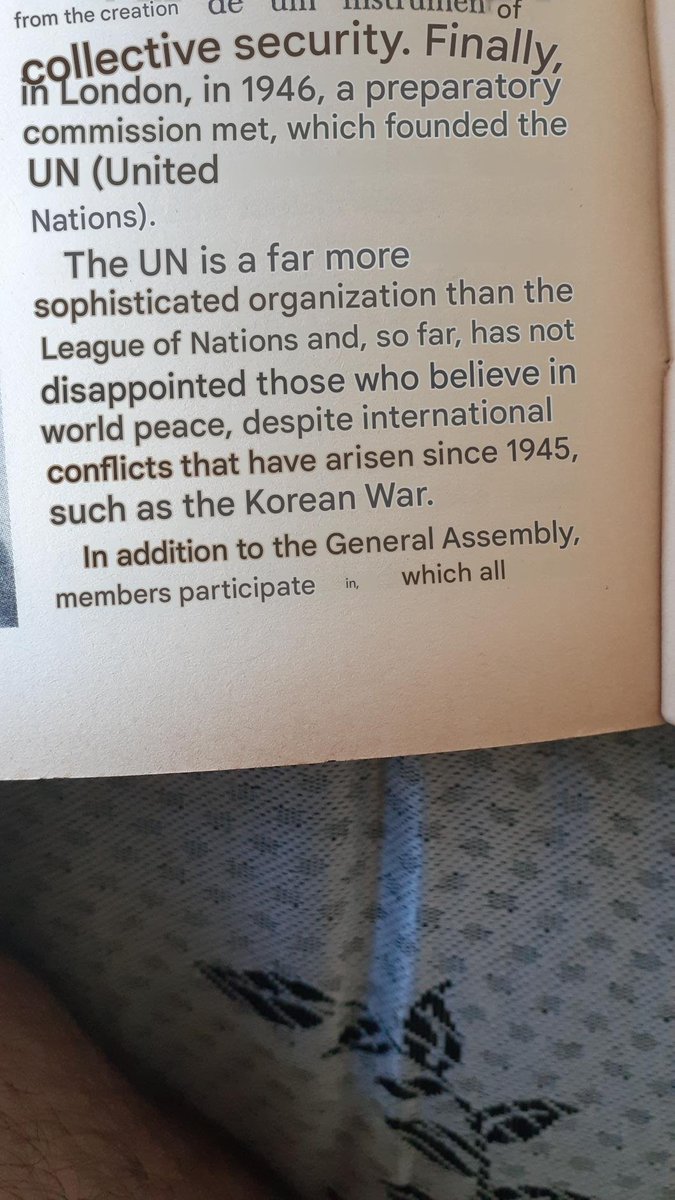 Tgreatfan's tweet photo. @PunishedFredda i found a history book dated 1969 that used to belong to my Uncle. It included these lines: https://t.co/wizmYq6ONI
