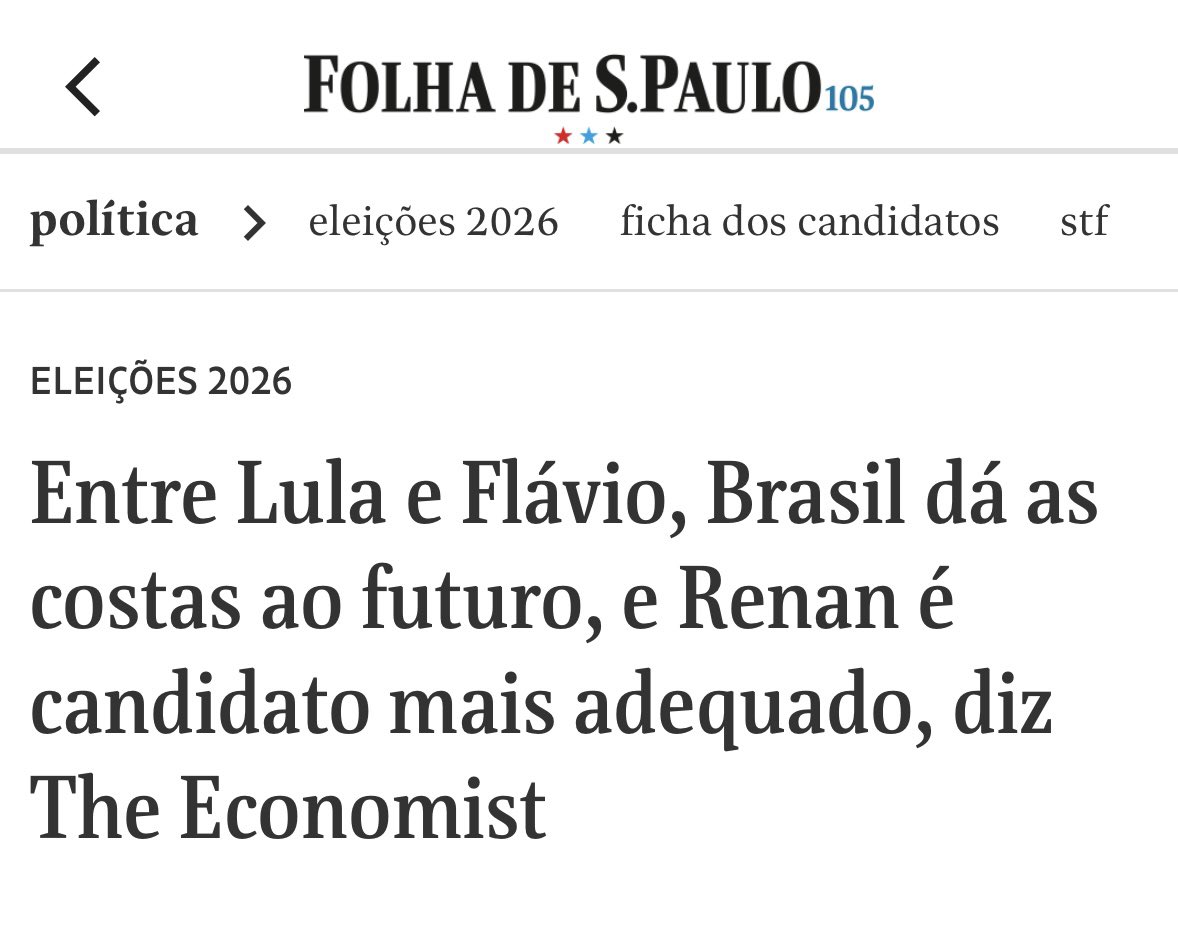 tatinhozen's tweet photo. Editorial de uma das revistas mais Respeitadas do mundo diz que o @RenanSantosMBL  é o mais ADEQUADO para o Brasil . https://t.co/Pdi8K3R6uE