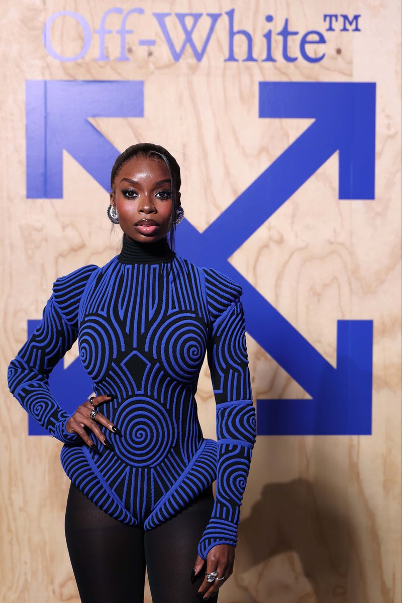 Chicks's tweet photo. Olandria is officially taking on Milan Fashion Week ✨ 

The reality star attended two fashion shows in two days, kicking things off at Off-White before heading to Roberto Cavalli. https://t.co/jkTtsW9IYl