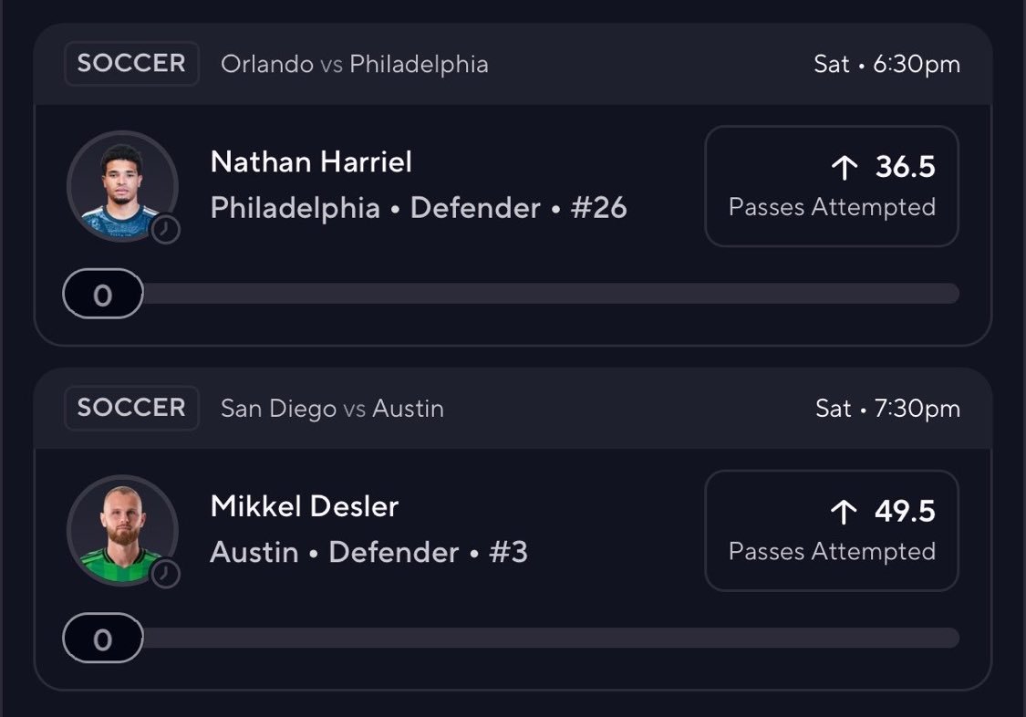 officialGr10dg's tweet photo. 🚨MLS 2-MAN FOR SATURDAY ⚽️

💬https://t.co/JXUq4uOGmN

International break, but MLS doesn’t stop 👀

These two will play Saturday.

Locking the value in early 🔒

#prizepicks #soccer #mls #nfl #nba #mlb https://t.co/zcqSEf1F67