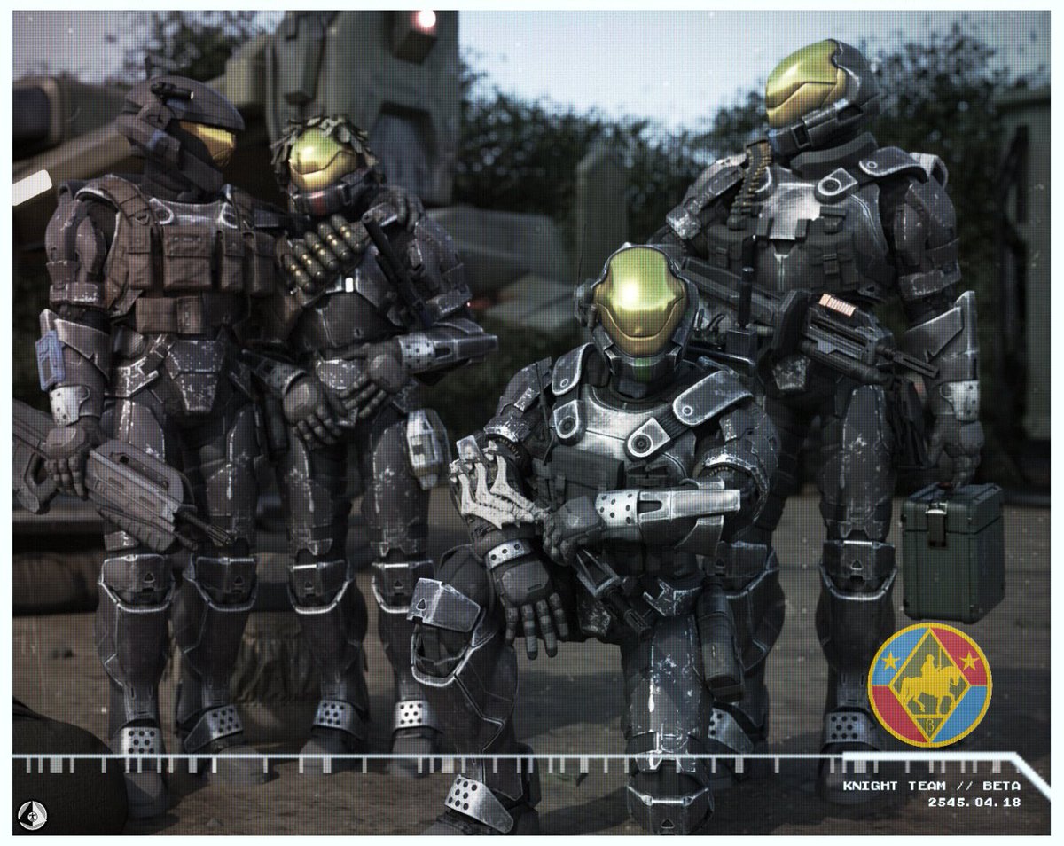 D3adz_'s tweet photo. Knight Team — Beta Company personnel photograph

#Halo #Halofanart https://t.co/iFwcVyxx2R
