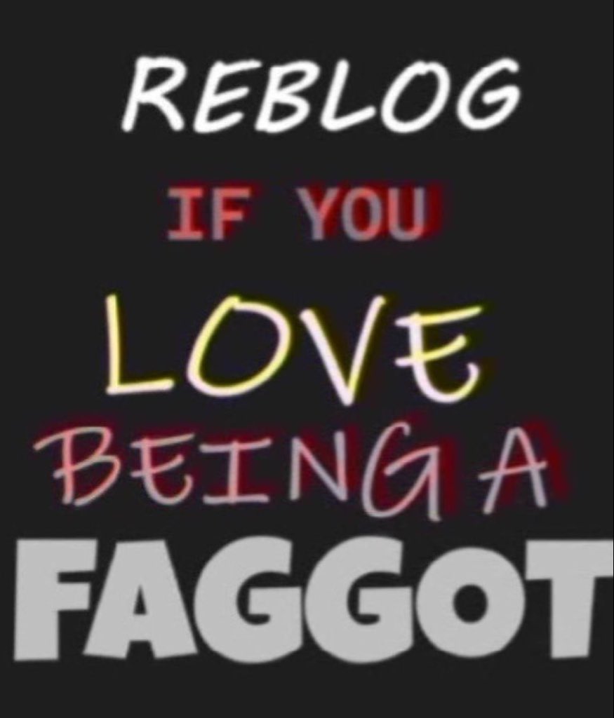 Darkleviathann2's tweet photo. Retweet and follow 
To join the faggot group chat on telegram 😈 https://t.co/wYc2V1hJgO https://t.co/qY33gjoD2P