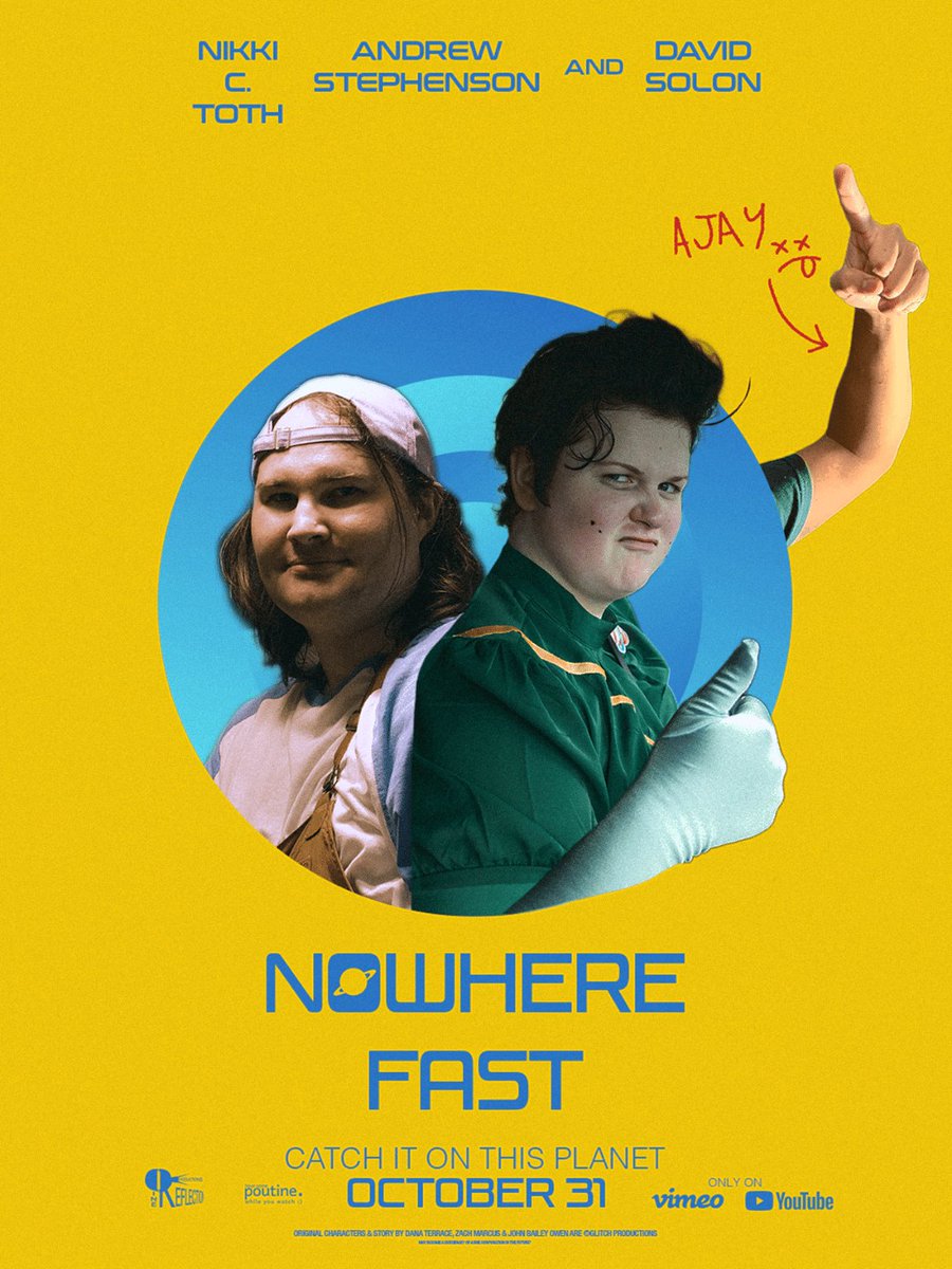 Nikkischlock's tweet photo. Tell your friends. Don't tell ACME. Coming to theaters nowhere because that would get us in quite the legal jam. Are you ready? 🚀 🪐

#knightsofguinevere #kog #knightsofguinevereandi #knightsofguineverefrankie #kogfanart #knightsofguineverefanart #fanfilm #shortfilm https://t.co/fdZfx3ilDn