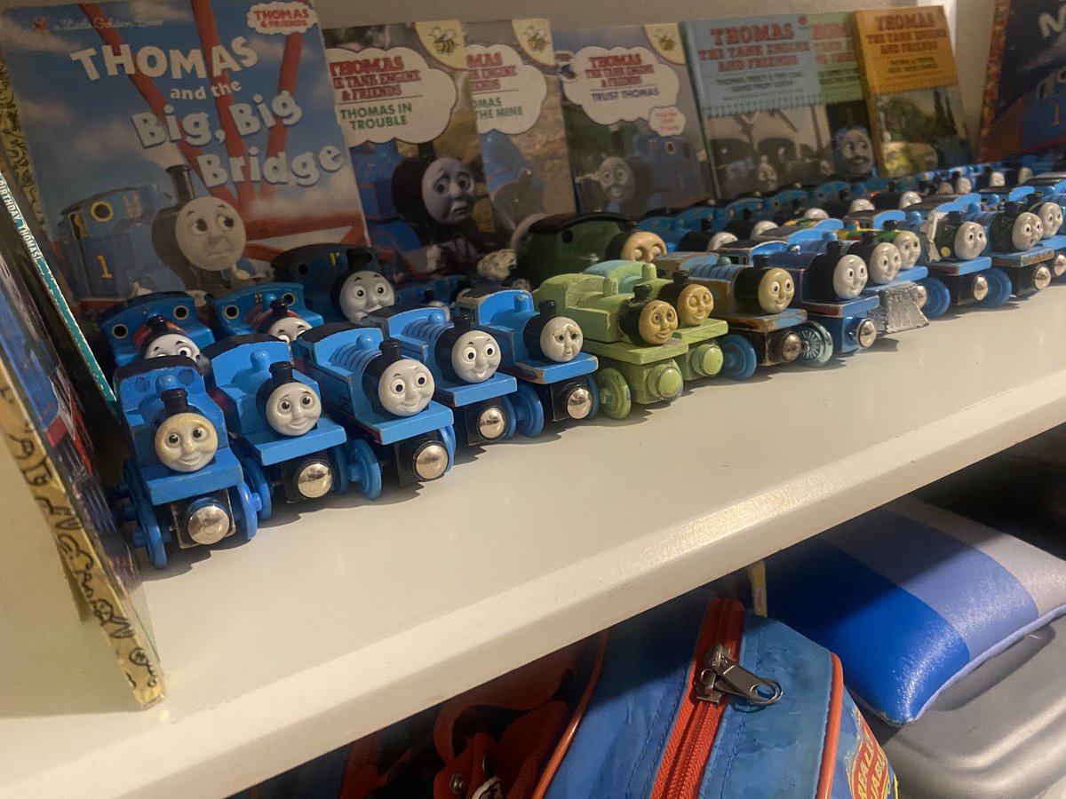 DevinTTTE's tweet photo. ULTIMATE: Thomas the Tank Engine GALORE 💙 #thomasthetankengine #thomasandfriends #thomascollection #thomasfan #railfan https://t.co/U1nOGgFonA