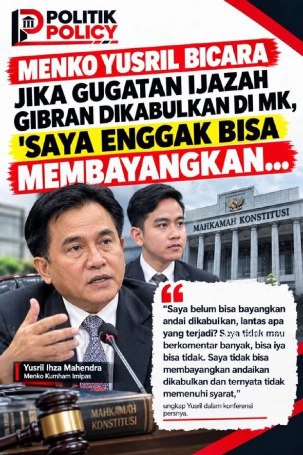 asboediono_id's tweet photo. Mengapa tidak bisa membayangkan, Salah Katakan Salah itu kata koentjinya, Konstitusi saja bisa diubah-ubah sesuai keinginan nafsu Bejad Penguasa mengapa memaksukkan Presiden atau Wakil Presiden tidak bisa - ini termasuk Salah satu pakar yang goblok atau Profesor  #hening https://t.co/zRh4moXDGW