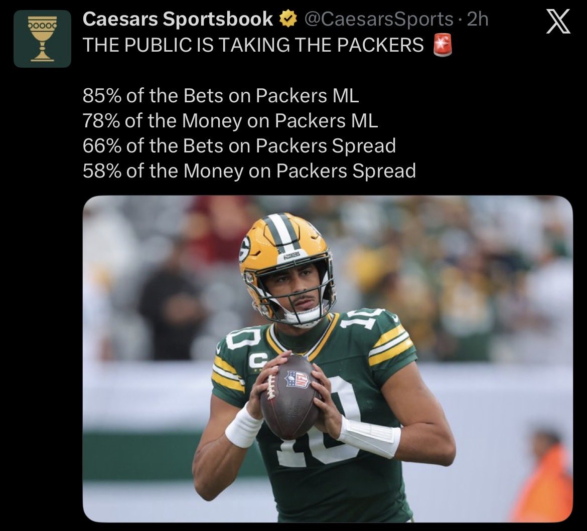 Shaggy_Rodgerz's tweet photo. #NFL #Vegas #Gamble hmmmm the 5 point favorites at home are down 20 points in the 4th quarter…. #WonderWhy #fade the public. https://t.co/doyj3RxuXe