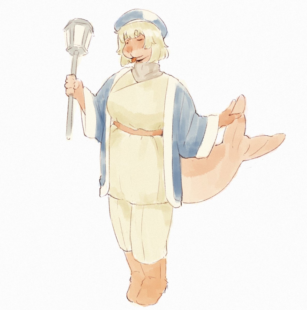 ROSEANN_FDPROP's tweet photo. Seal-in... falseal... idk!! falin seal!!!!! #dungeonmeshi https://t.co/28HacpK7qM