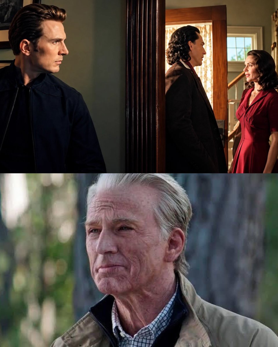 Ben_XI0's tweet photo. If Loki sent Steve Rogers and Peggy Carter to another universe, then how did elderly Steve Rogers appear on Earth-616 in Avengers: Endgame ? https://t.co/T5IYwl34Aw