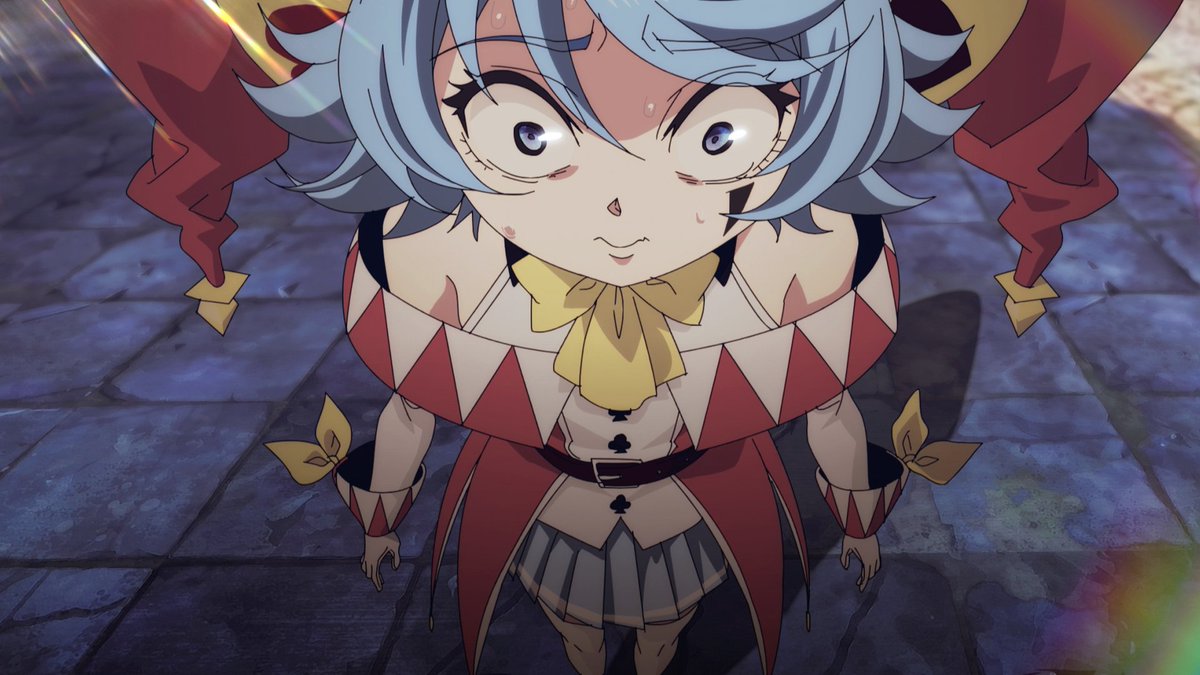 jukishi_anime's tweet photo. ⠀   あなたはどっちが好き？
　          #転生重騎士 最強2択‼️
╰━━━━━━ｖ━━━━━━━╯

今回は第13話のルーチェ最強2択🛡️

①攻撃するかっこいいルーチェ
　　　　　　VS
②値段に愕然とするルーチェ

①の方は【いいね】、②の方は【リポスト】で
教えてくださいね✨

10/1(木)より第2クール開幕！
※第14話は10/1(木)0:56〜放送となります。