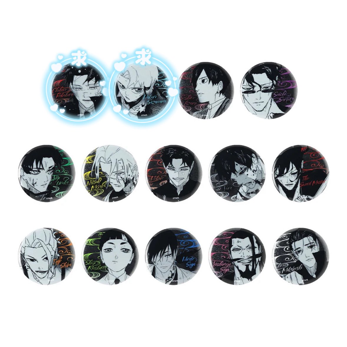 tr_de_m's tweet photo. カグラバチ 墨星缶バッジ 交換
【譲】 薊 座村 義之氶
【求】 千鉱 伯理 各1
お気軽にお声がけください。 https://t.co/zRoesyKUlN