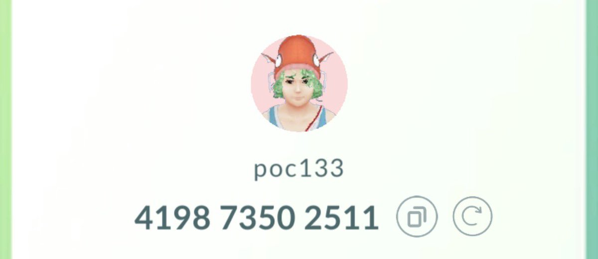 CloutierPO's tweet photo. Looking for new friends!!
419873502511
We can pvp for interactions.
#pokemongo #pokemongofriend #pokemongofriends #pokemongofriendcode #pokemongofriendcodes #pokemongofriendscode #pokemongofriendscodes https://t.co/Pt1ICQCWCO