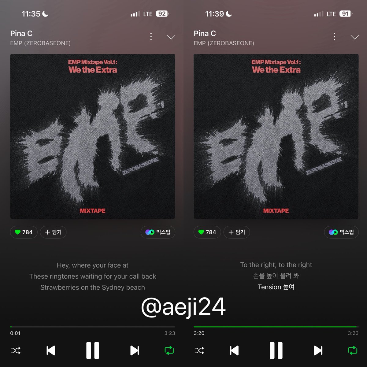 aeji24's tweet photo. @ZB1_official 09.25 11:00
#ZEROBASEONE #ZB1 #제로베이스원 #ZEROBASEONE_EMP #EMP
#EMP_Mixtape_WetheExtra
#Pind_C https://t.co/gtUNjNRre8