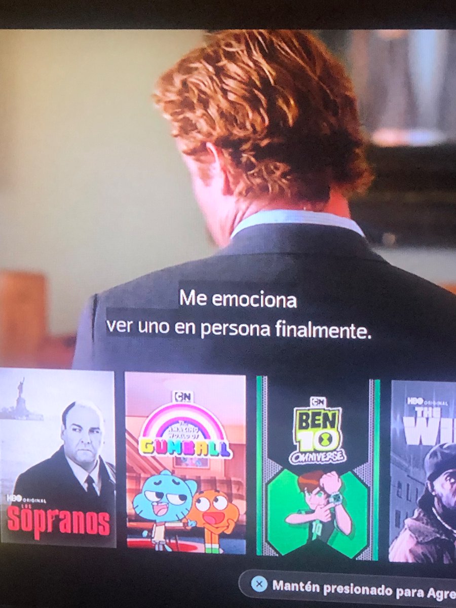 TKWC47's tweet photo. Entré a HBO un cacho porque quería confirmar algo… ¡¡Y ME ENTERO DE QUE PUSIERON EL MENTALISTA AHÍ!! https://t.co/Ba4N8FFuTL