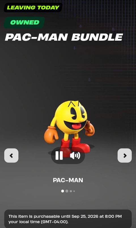 TJ_Smallwood_'s tweet photo. Hey @awesomee_meh 😊✌️

I Just Bought The Pac-Man Bundle Using Code REPULSA. 🫡👻 https://t.co/vXBWSHH7Up