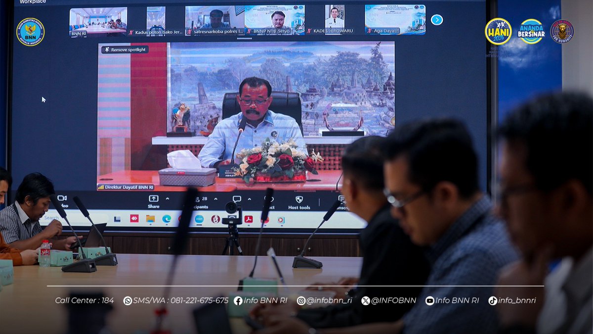 INFOBNN's tweet photo. BNN PERKUAT SINERGI PEMBERDAYAAN MASYARAKAT DI KAWASAN RAWAN NARKOBA LOMBOK TIMUR

https://t.co/0N7wieNxpQ https://t.co/afIkwzSdRe