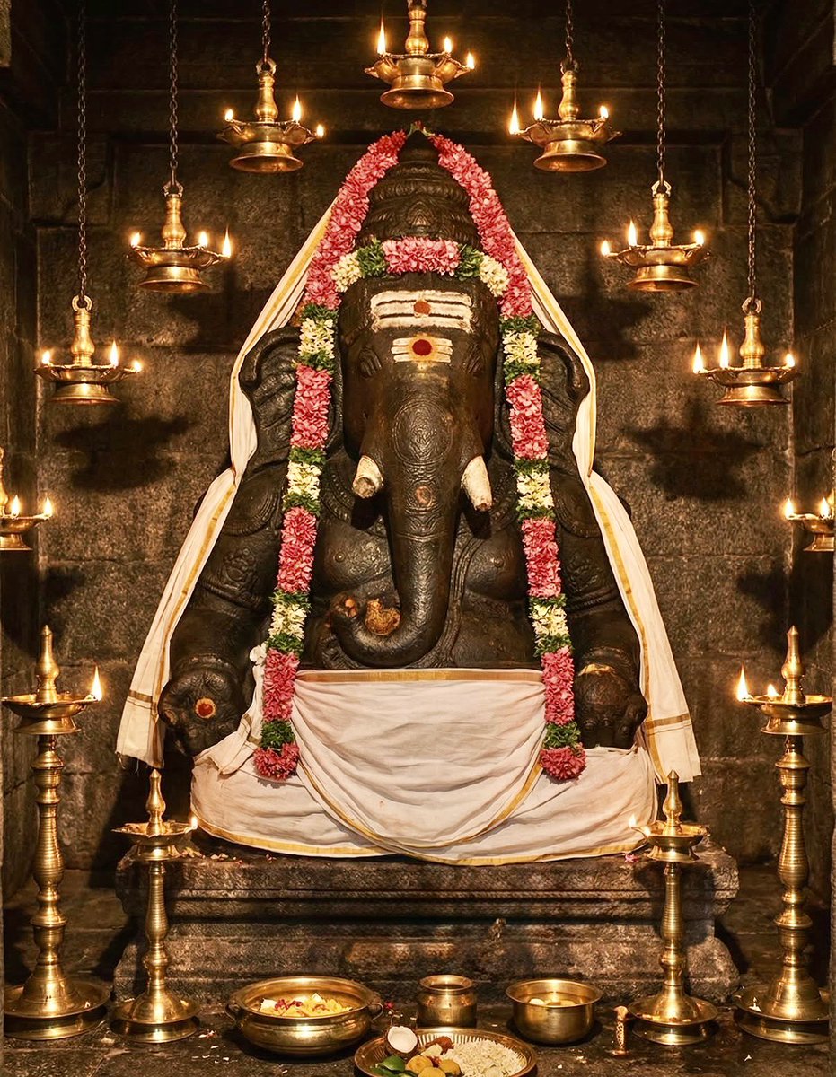 Rakeshshukla_7's tweet photo. क्या आप जानते हैं कि तमिल में गणेश जी को पिल्लैयार कहा जाता है।शिवगंगा जिले में स्थित कर्पगा विनायक मंदिर देश के प्राचीन मंदिरों में है।यहाँ पत्थर को काटकर बनाई गई गणेश जी की लगभग 6 फीट ऊंची मूर्ति है। गणेश जी का सूंड दाईं तरफ मुड़ी हुई है, जिसे बहुत शुभ माना जाता है।
#Darshnam https://t.co/Oy0gRpkRGx