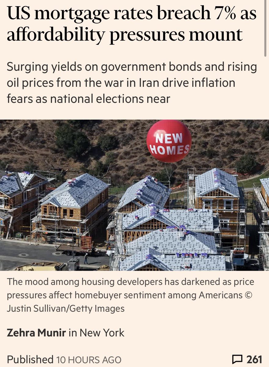 wilbergrvr's tweet photo. The easiest way to address uncertainty in the market is to end the conflict with Iran &amp; stabilize oil prices. But the biggest unforeseen challenge is addressing growing corporate debt as corporate bonds fund massive AI investments. The more debt increases, the more rates go up. https://t.co/gdnYBa18ac