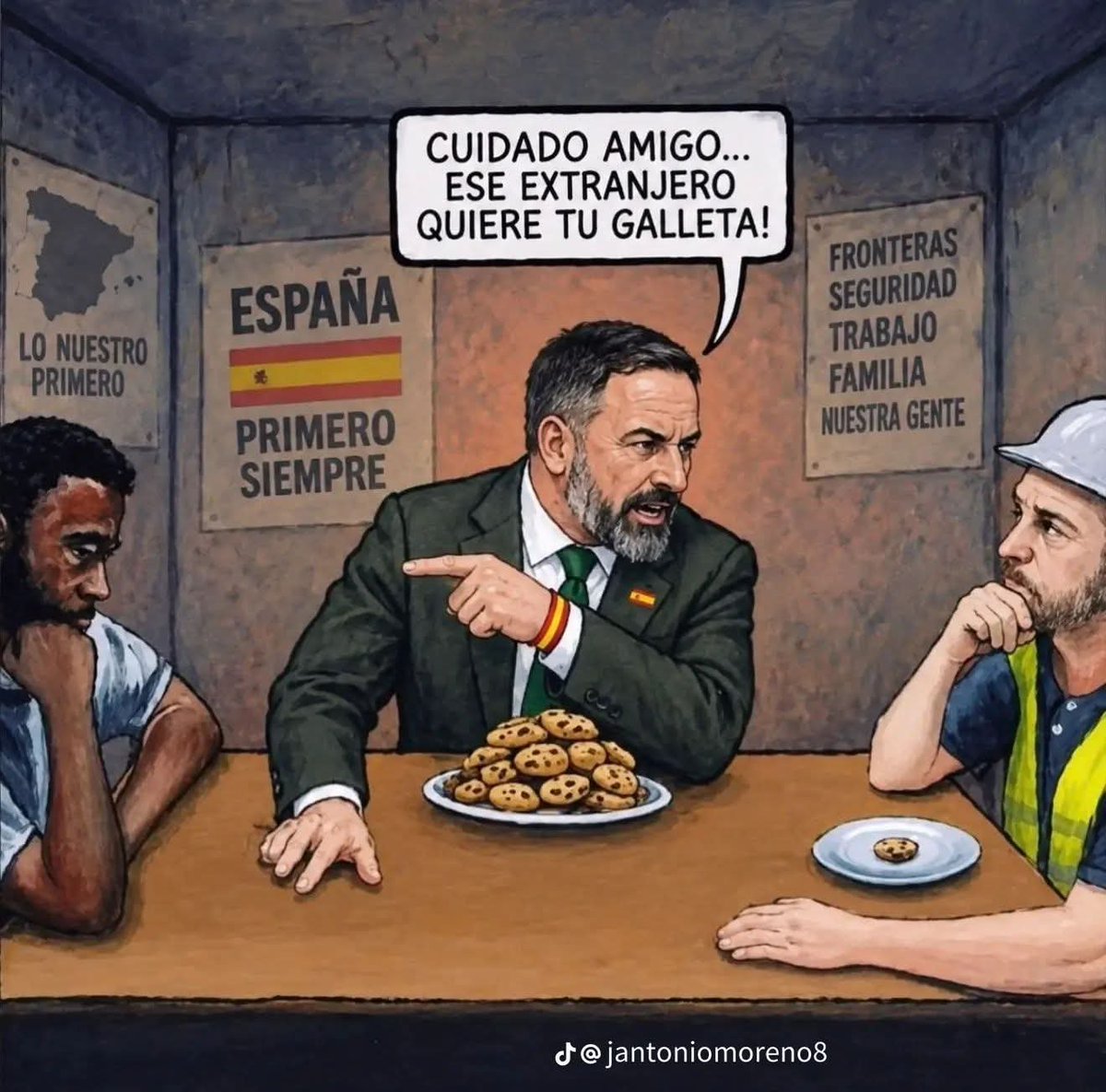 nicolasfgg's tweet photo. NO hay mas #Ciego que el que no quiere #Ver
No ha defendido a una
#MujerEspañola de 87 años
Tanto que habla de
#PrioridadNacional
No se le ha visto defenderla en ningún sitio, ni hablar de ella.
#Hipocrita
#Embustero
#Mentiroso
#Ladrón
#Falso
#Mafioso
#Parásito
#Cobarde
#Vago https://t.co/bFTAlRW7Gi