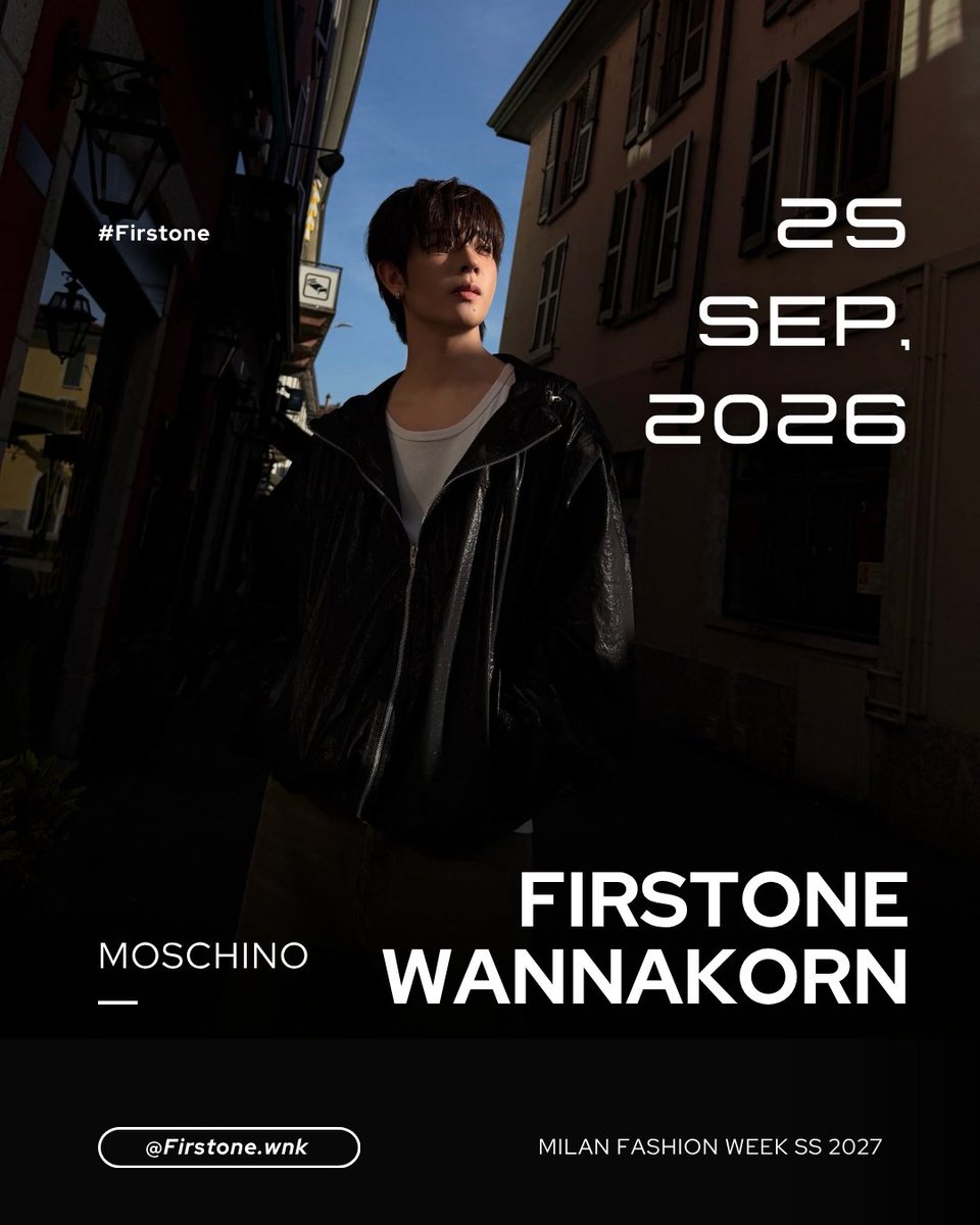 Nubnueng_nb's tweet photo. From Thailand to Milan, our support is always with you. 🇹🇭🤍🇮🇹 Tle Matimun and Firstone Wannakorn keep shining, keep smiling, and enjoy every moment of this incredible fashion journey. We’ll be cheering for you every step of the way! ✨

Tle Matimun | Firstone Wannakorn

@TLE_mtm @firstone_wnk

#TLE_mtm #Firstone 
#TleFirstone
#MilanFashionWeek #MFW 
#MOSCHINO