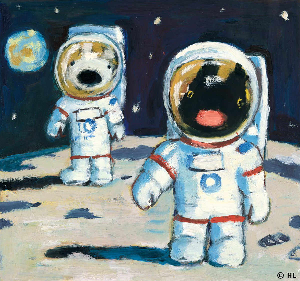 Gaspard_Lisa_JP's tweet photo. 月にいるの、ウサギじゃなくてこのふたり説🌕
#中秋の名月 #リサとガスパール #リサガス https://t.co/fpWzT16QiP