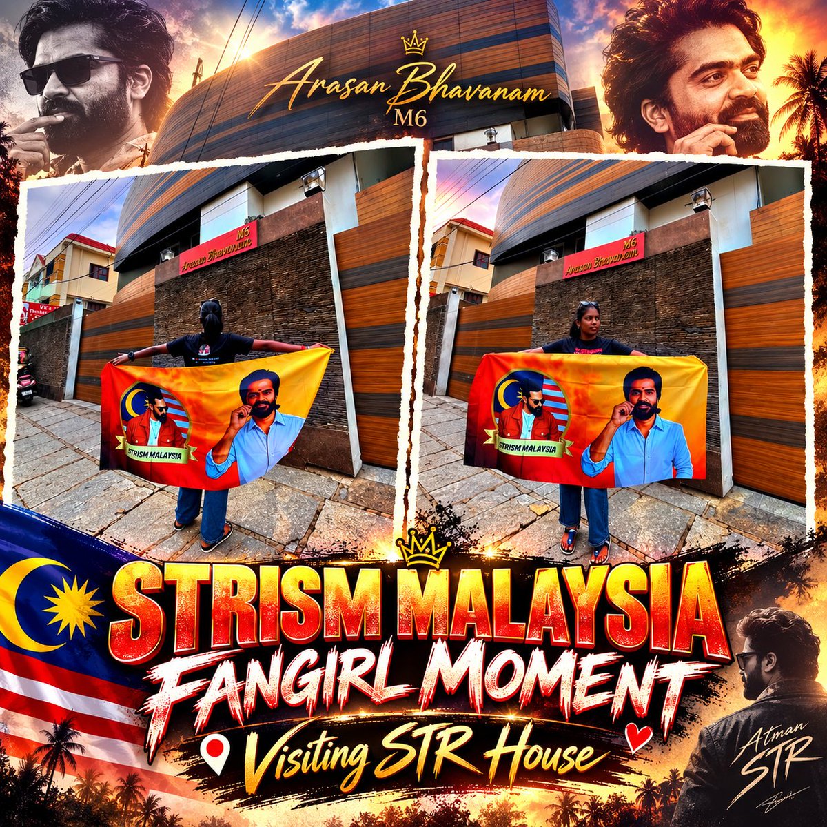 MOSTRFC's tweet photo. Love From Strsim Malaysia 💥💥💥
#Atman #SilambarasanTR
#STR #Arasan #StrismMalaysia https://t.co/0aAe6arzAI