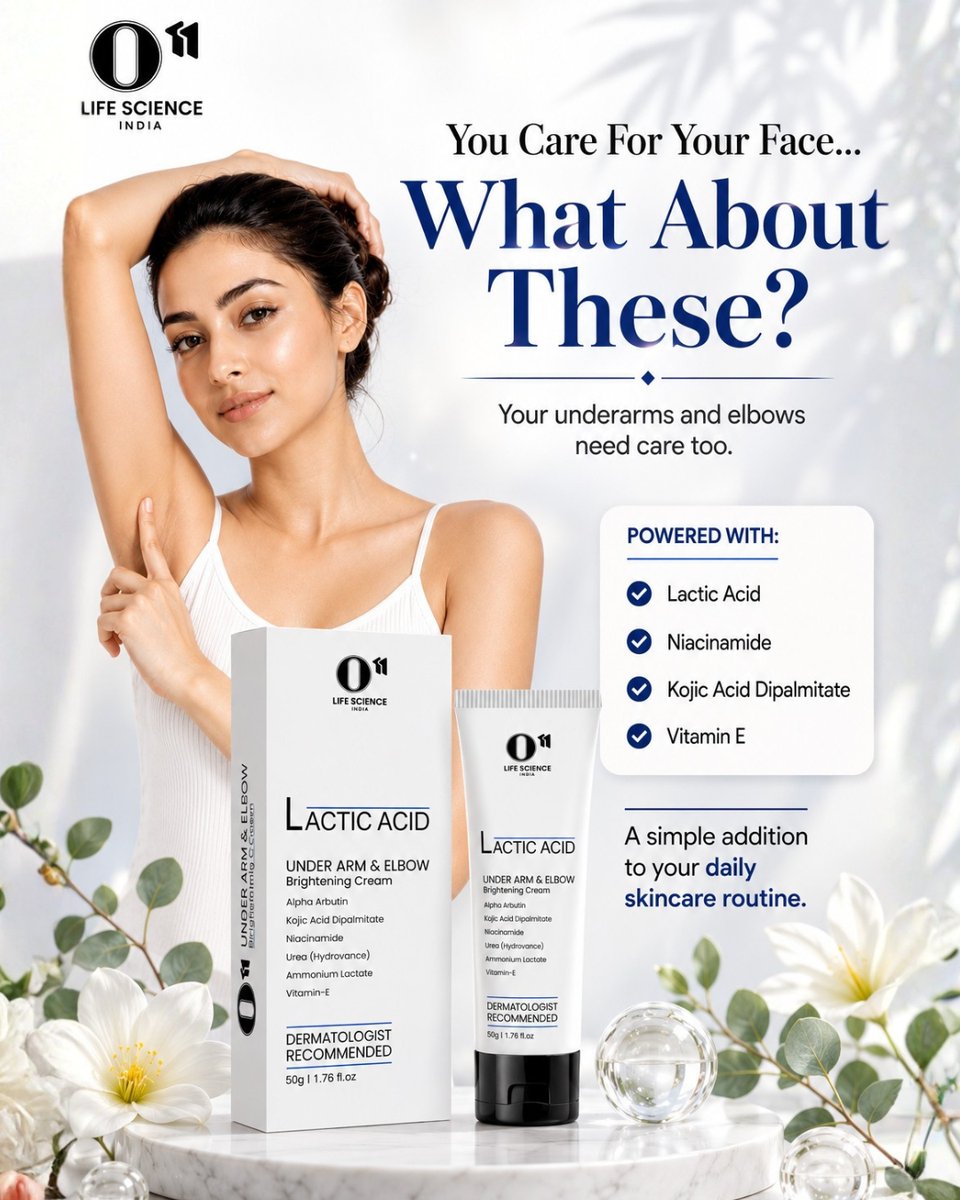 JonnieAudeeg's tweet photo. Your face isn’t the only skin that deserves care. Give your underarms and elbows the attention they deserve with OO-11 Lactic Acid Brightening Cream. Daily body care, daily confidence. https://t.co/dP7nlsx76v