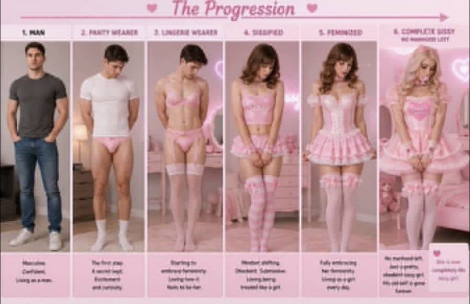 dom76971's tweet photo. SISSY TRANSFORMATION 
what's your current stage ?? https://t.co/KGSGlyN66l
