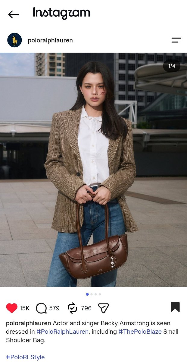 AchaomCm's tweet photo. มิลานบ้าง เมกาขี่ม้าบ้าง - รีเบคก้าาาาาา!!!

#PoloRalphLaurenxBecky
#PoloRalphLauren #ThePoloBlaze
#beckysangels #BeckyArmstrong‌ 
#PoloRLStyle https://t.co/0LJGi2Bbom