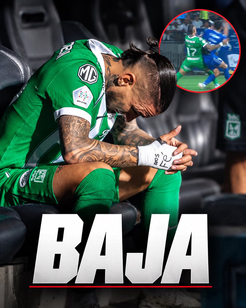 Noticiasdelfpc_'s tweet photo. DURA NOCHE PARA EL CHICHO. 😔💚

Cristian ‘Chicho’ Arango salió entre lágrimas tras sufrir un fuerte choque ante Millonarios. Intentó continuar, pero tuvo que ser sustituido apenas al minuto 14.

Nacional a la espera del parte médico oficial para conocer el alcance de la lesión. https://t.co/NjyBvGaQIZ