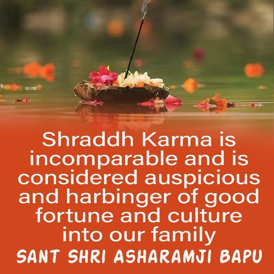 ManjulV87182's tweet photo. @AshramJodhpur श्राद्ध का असली मतलब केवल भोजन या दान नहीं होता बल्कि ये तो श्रद्धा और समर्पण का भाव होता है । #PitruPaksha में Shraddh Mahima हमें पूर्वजो के प्रति सम्मान कृतज्ञता और मंगलकामना की भावना विकसित करने की प्रेरणा देता है। और जीवन में सुख शांति और आनंद प्रदान होता है https://t.co/ErTnDu992F