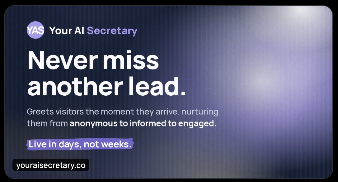 Youraisecretary's tweet photo. Would you close more business if you could interact with every visitor to your site? Of course you would.

You invest in SEO and Ads. Invest in the last piece that converts visits to leads.

https://t.co/kXc2yU7lkh https://t.co/TWIxbfyjW0
