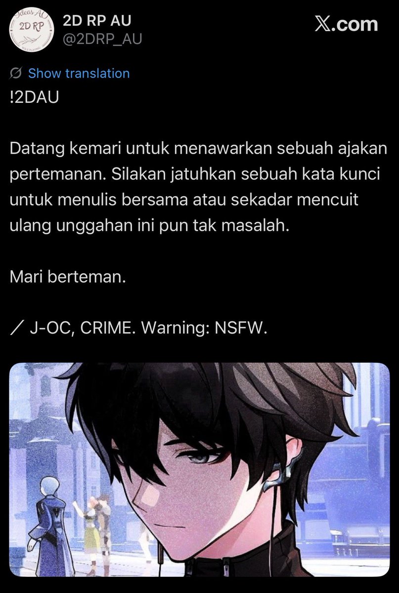 shigurenonaka's tweet photo. || こんにちは、terima kasih sudah meninggalkan jejak pada bait ini. Senang bertemu dengan semuanya. 

Jangan sungkan untuk menyapa atau berinteraksi dengan saya—pesan langsung juga selalu terbuka untuk ajakan menulis. 👋🏻 https://t.co/2YqO9HcNc3